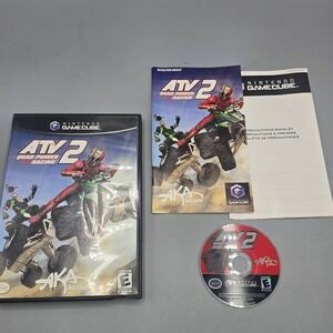 ATV Quad Power Racing 2 Nintendo GameCube GCN Acclaim CIB GBA Complete Manual